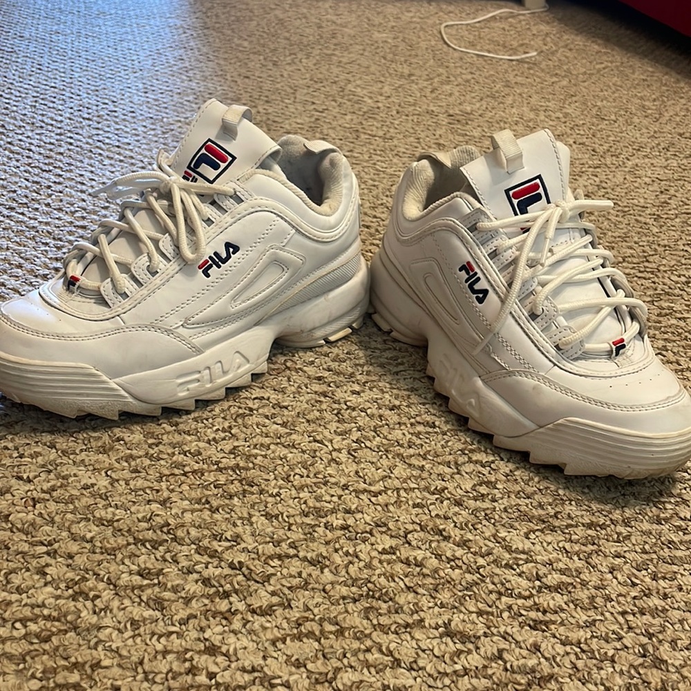 White Fila Sneakers